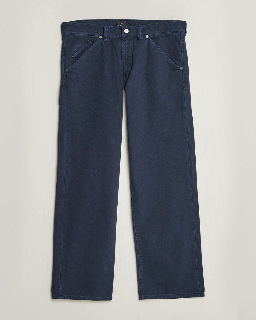 PS Paul Smith Relaxed Fit 5-Pocket Pants Navy – Azul