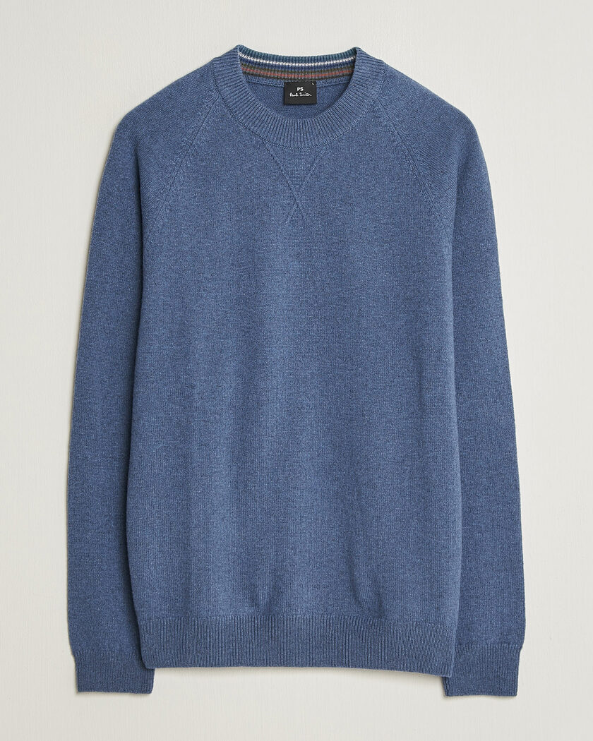 PS Paul Smith Wool Knitted Sweater Blue – Azul