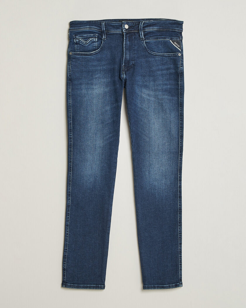 Replay Anbass Powerstretch Jeans Dark Blue – Azul