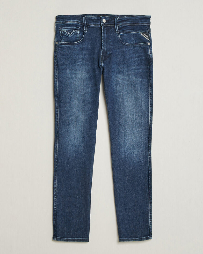 Replay Anbass Powerstretch Jeans Dark Blue – Azul