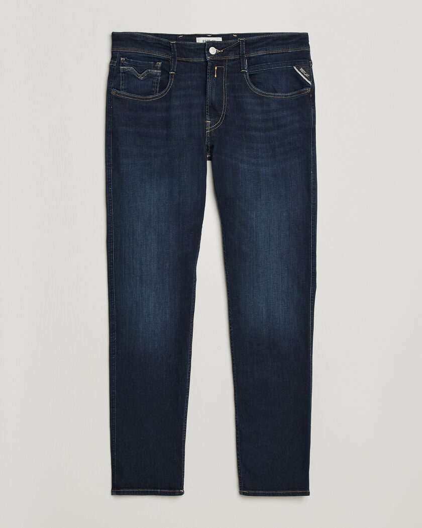 Replay Anbass Powerstretch Jeans Dark Blue – Azul