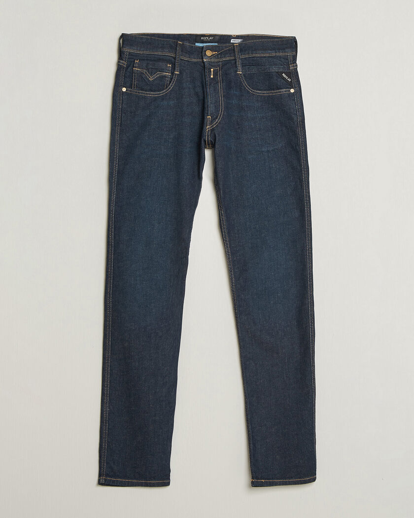 Replay Anbass Super Stretch DNA Jeans Dark Blue – Azul
