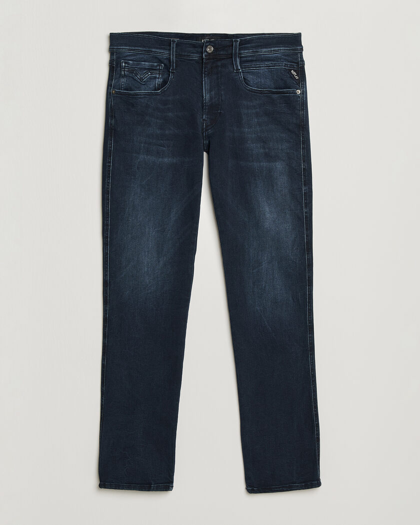 Replay Anbass Hyperflex Jeans Dark Blue – Azul