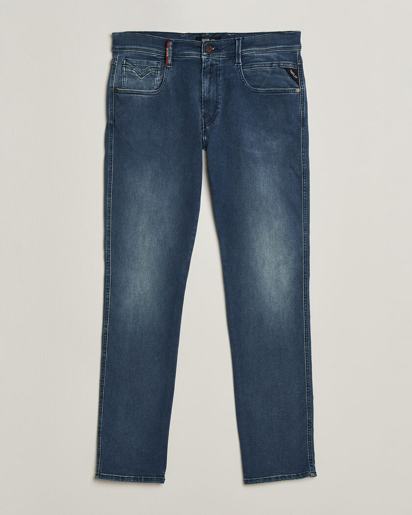 Replay Anbass Hyperflex Jeans Dark Blue – Azul