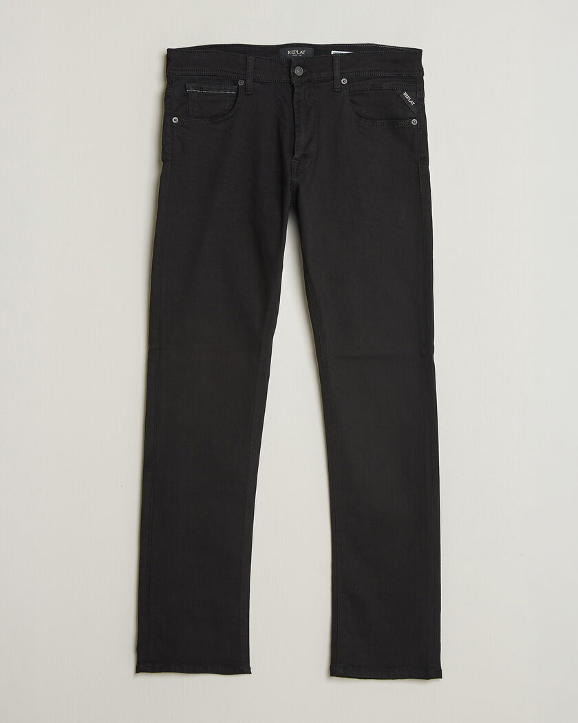 Replay Grover Powerstretch Jeans Stay Black – Negro
