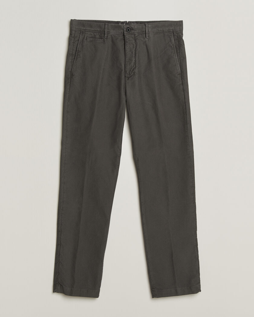 Incotex Regular Fit Garment Dyed Slacks Dark Grey – Gris