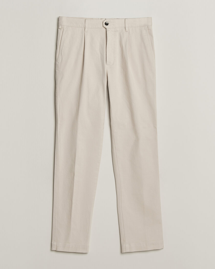 Incotex Regular Fit Cover Chinos Off White – Blanco