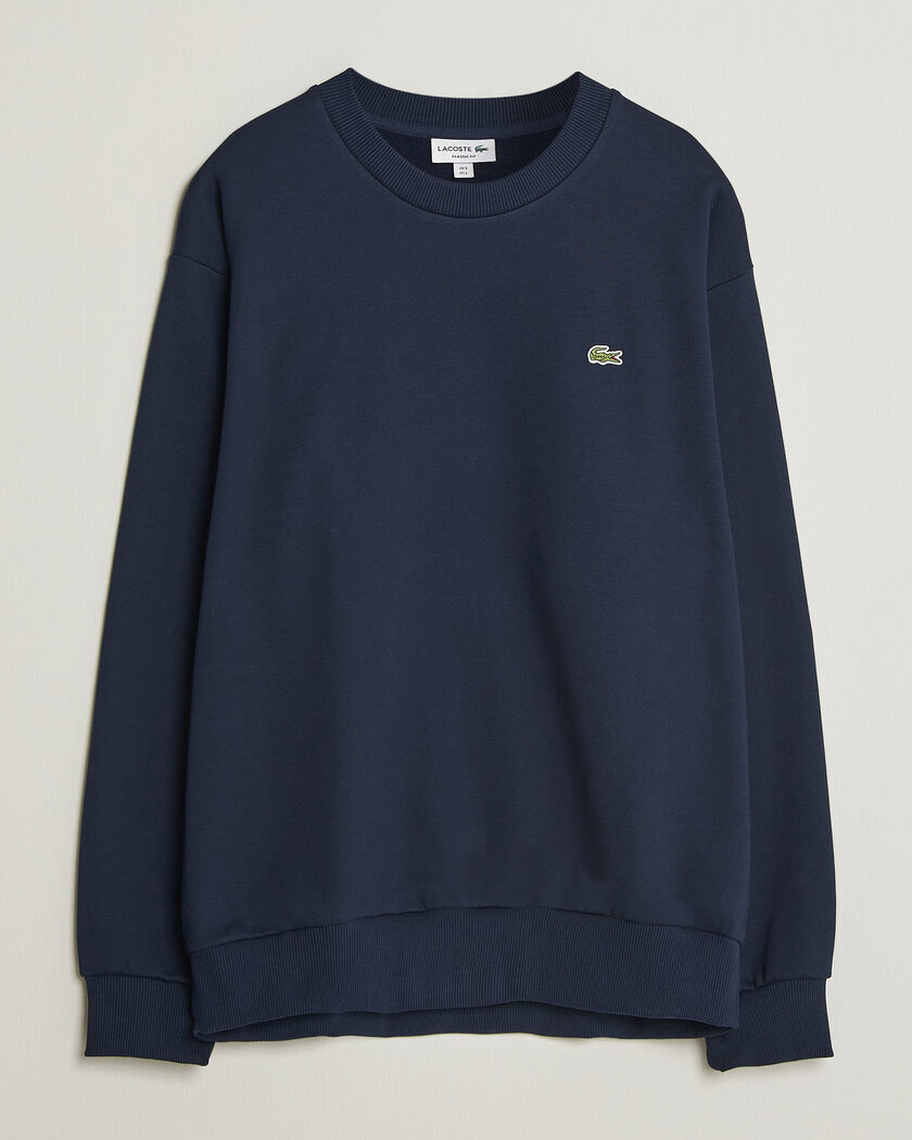 Lacoste Crew Neck Sweatshirt Navy Blue – Azul