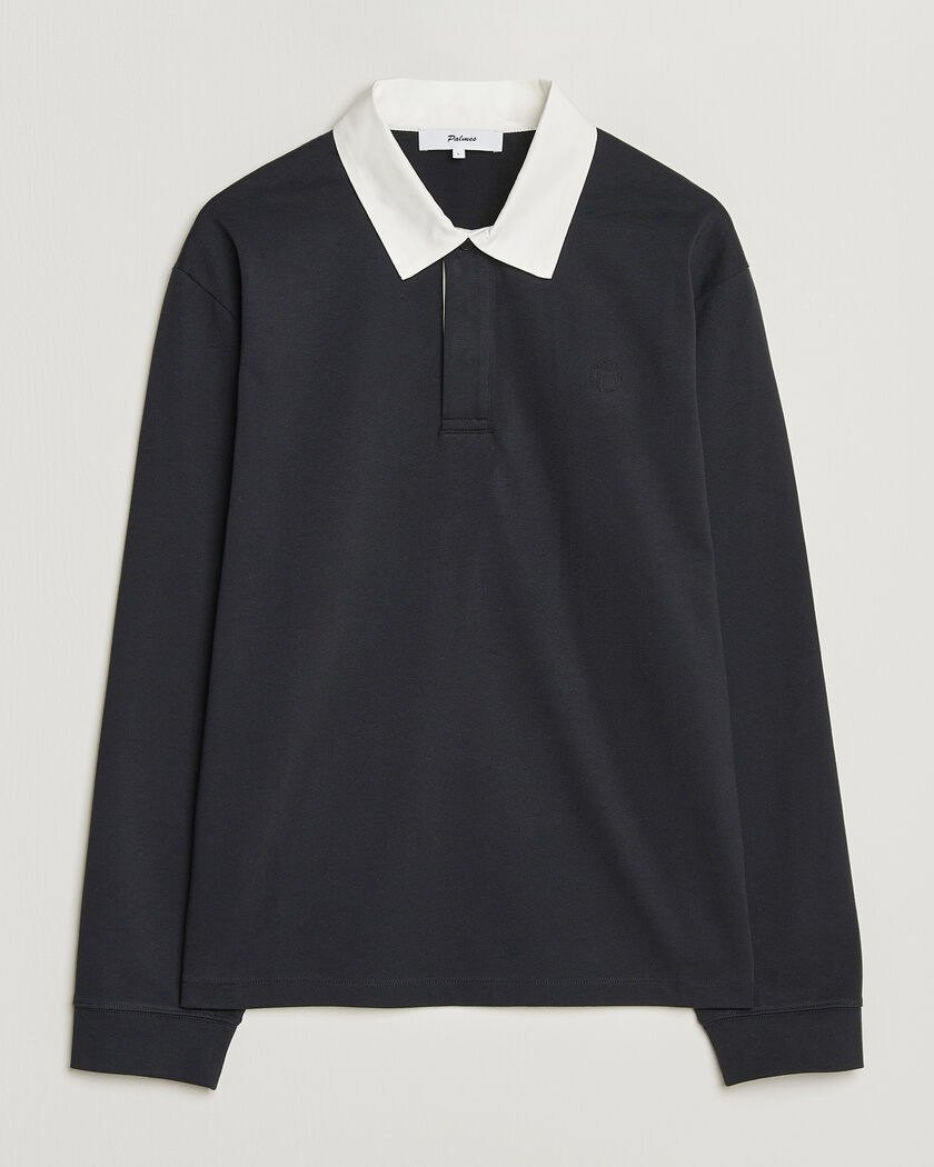 Palmes Ball Rugby Shirt Black – Negro