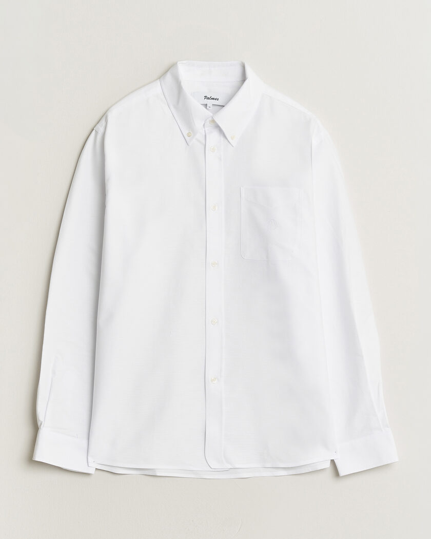 Palmes Deuce Oxford Shirt White – Blanco