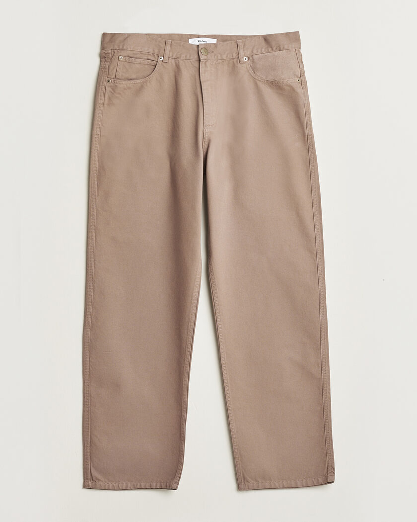 Palmes Coarse Trousers Fossil – Marrón