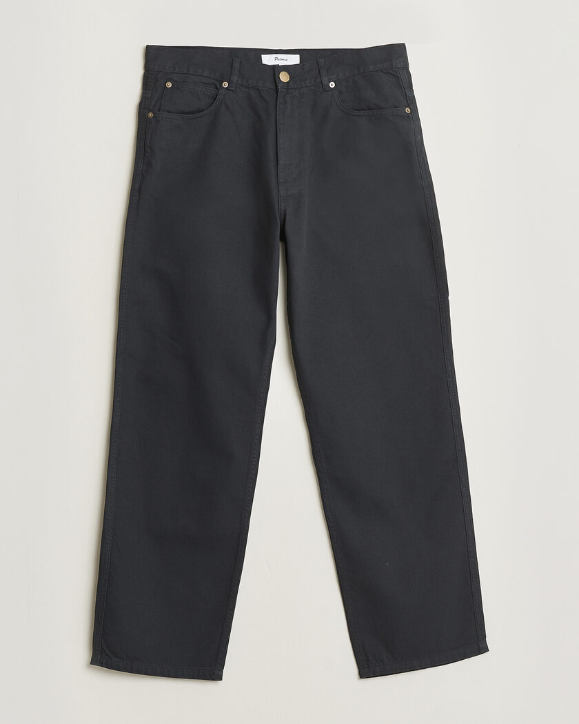Palmes Coarse Trousers Black – Negro