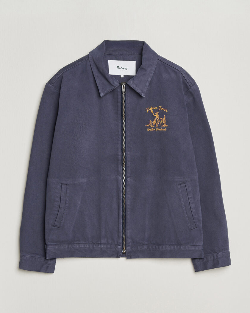 Palmes Western Zip Jacket Navy – Azul