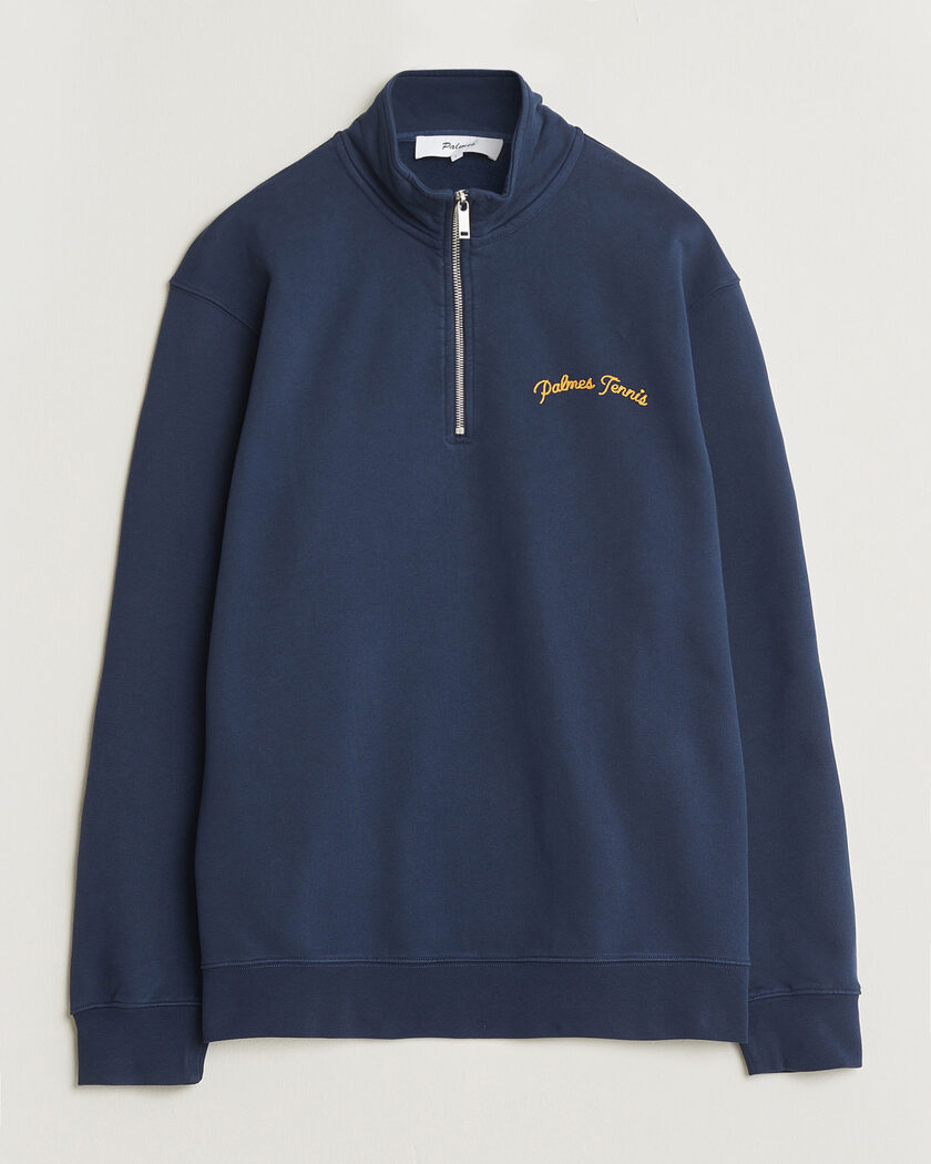 Palmes Western Zip Sweatshirt Navy – Azul