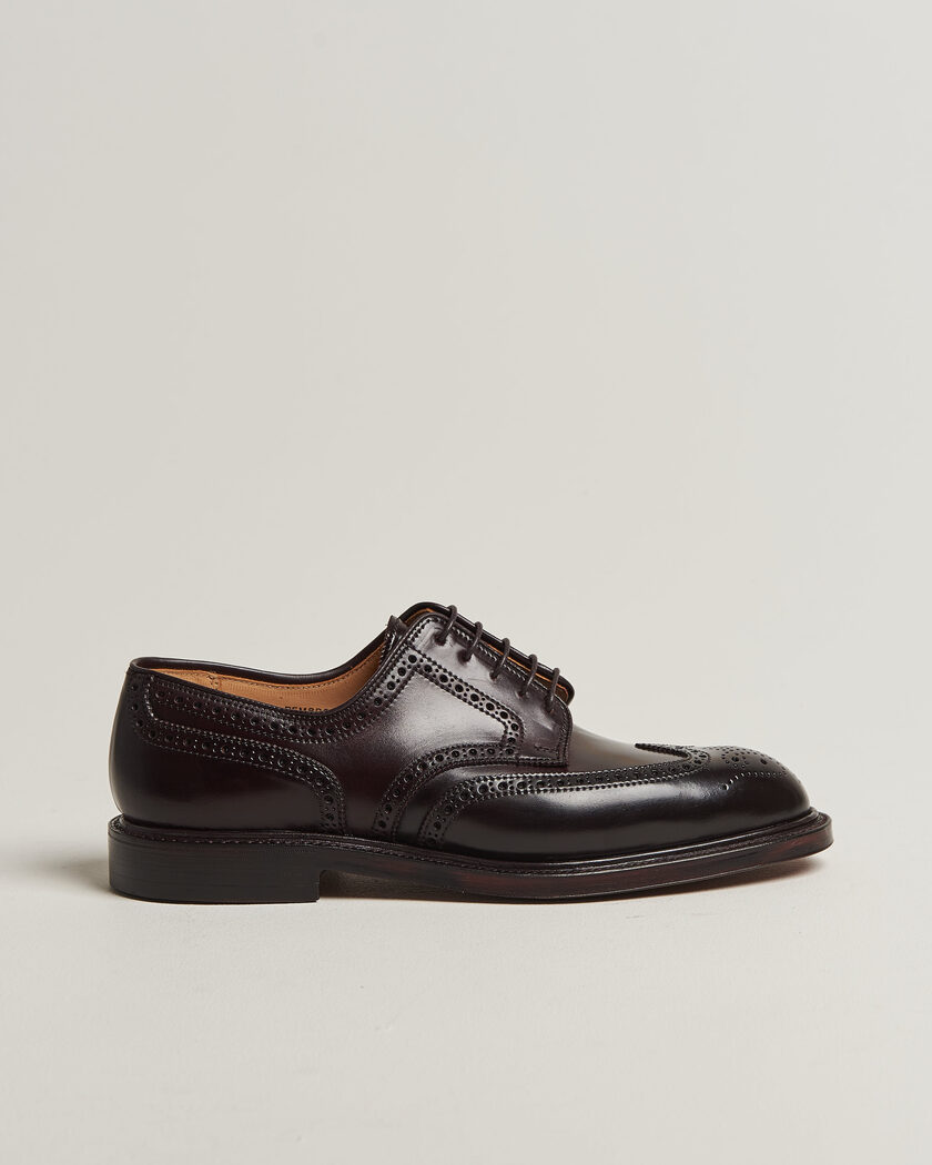 Crockett & Jones Pembroke Burgundy Shell Cordovan – Marrón