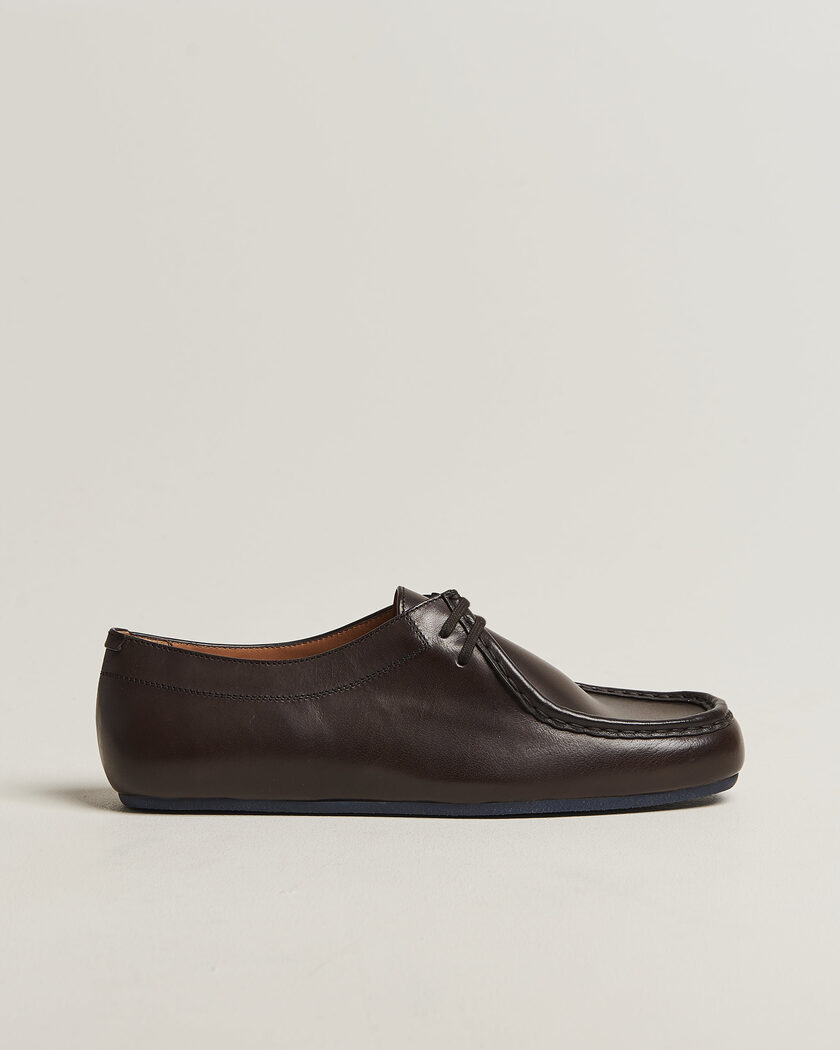 Jil Sander Leather Derbies Cacao – Marrón
