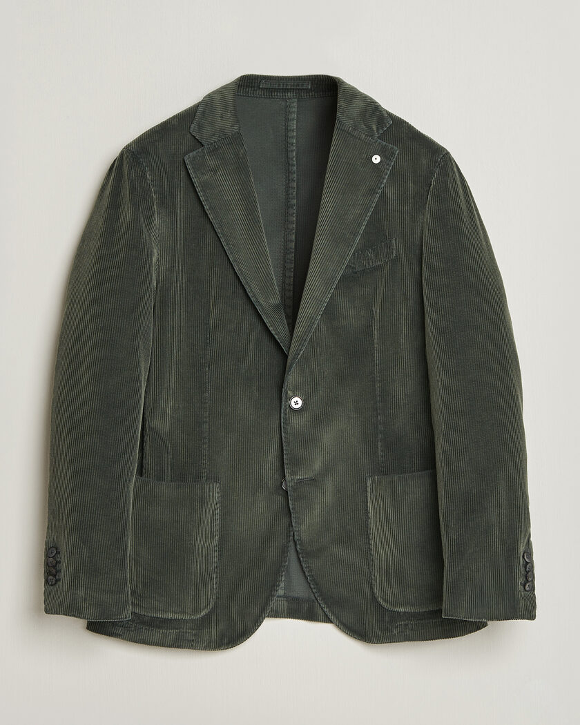 L.B.M. 1911 Jack Corduroy Blazer Soft Green – Verde
