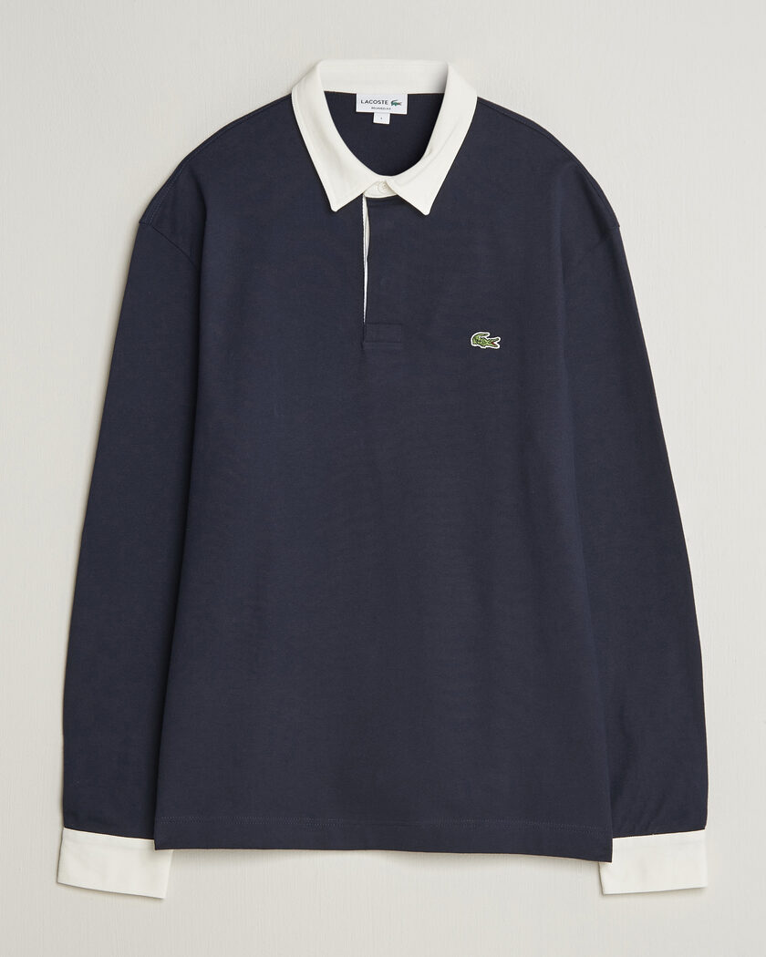 Lacoste Heavy Cotton Rugger Dark Navy – Azul