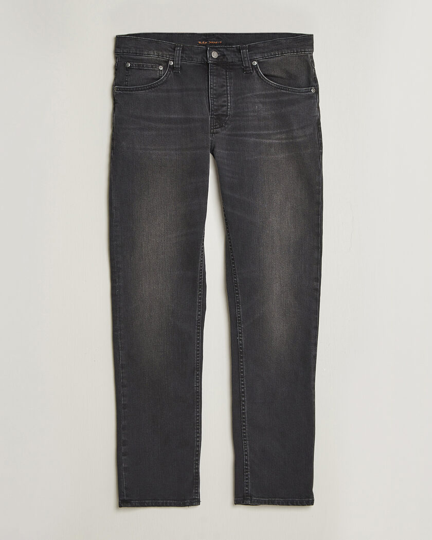 Nudie Jeans Solid Ollie Jeans Black Mist – Negro