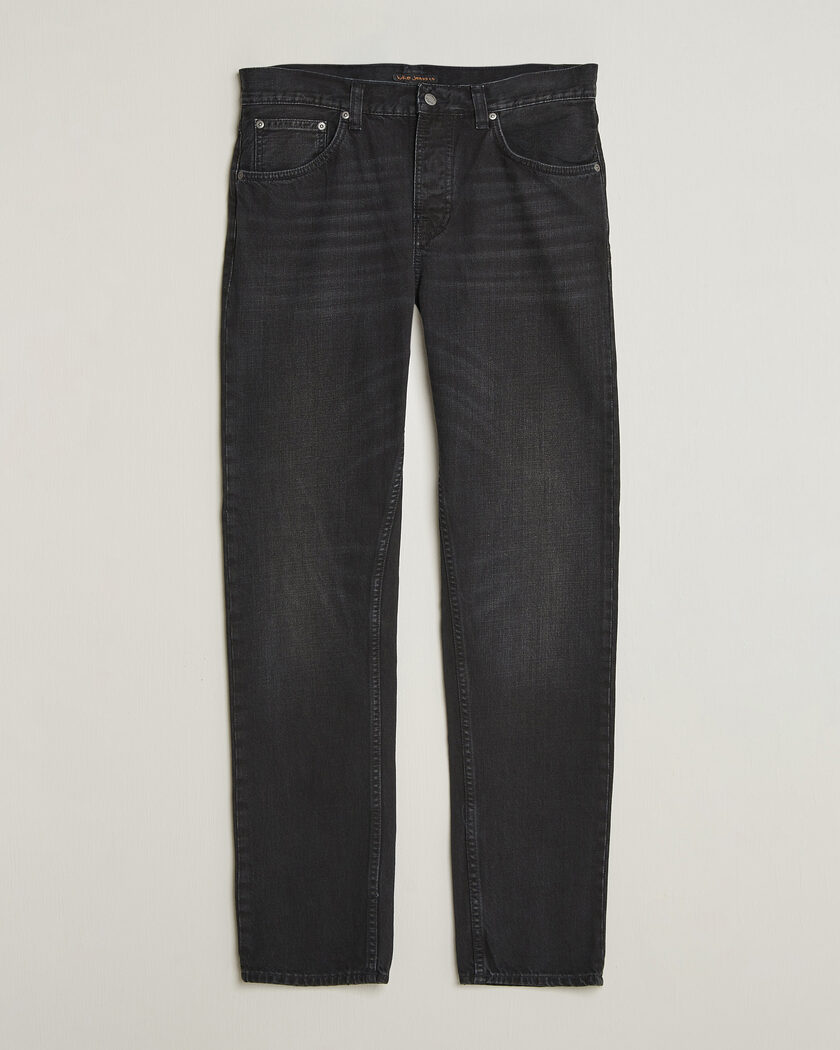 Nudie Jeans Steady Eddie II Jeans Black Fog – Negro