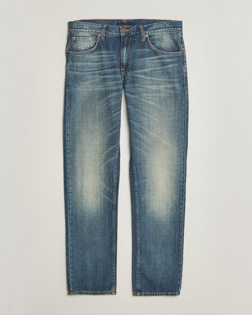 Nudie Jeans Gritty Jackson Jeans Tidal Waves – Azul