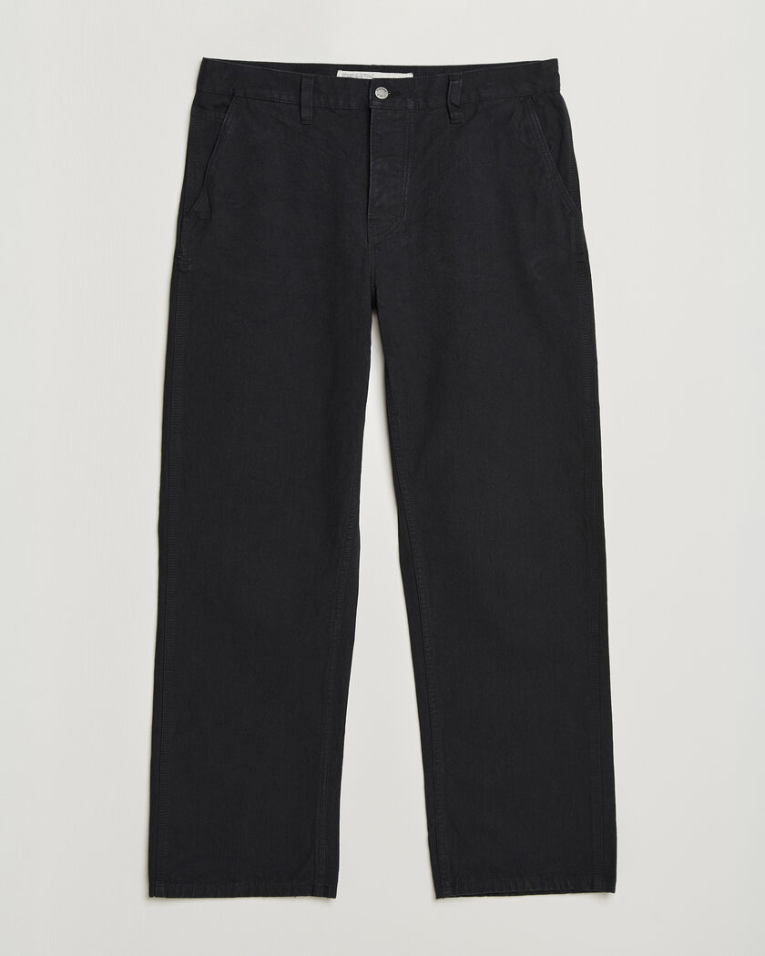 Nudie Jeans Tuff Tony Duck Canvas Pants Black – Negro