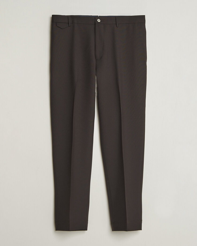 Santaniello Wool Trousers Brown – Marrón