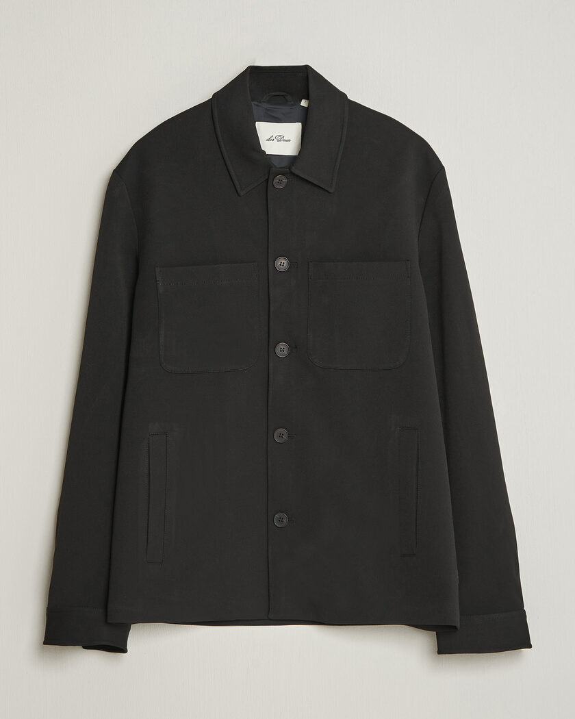 LES DEUX Marsielle Hybrid Jacket Black – Negro