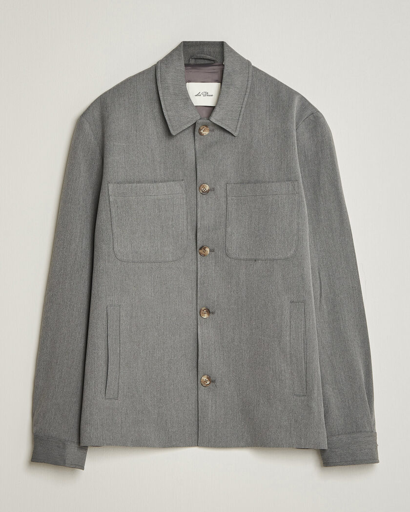 LES DEUX Marsielle Hybrid Jacket Grey Melange – Gris