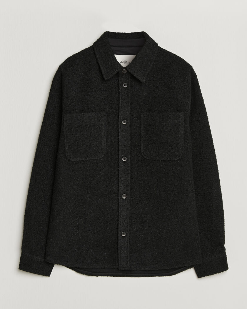 LES DEUX Boucle Overshirt Black – Negro