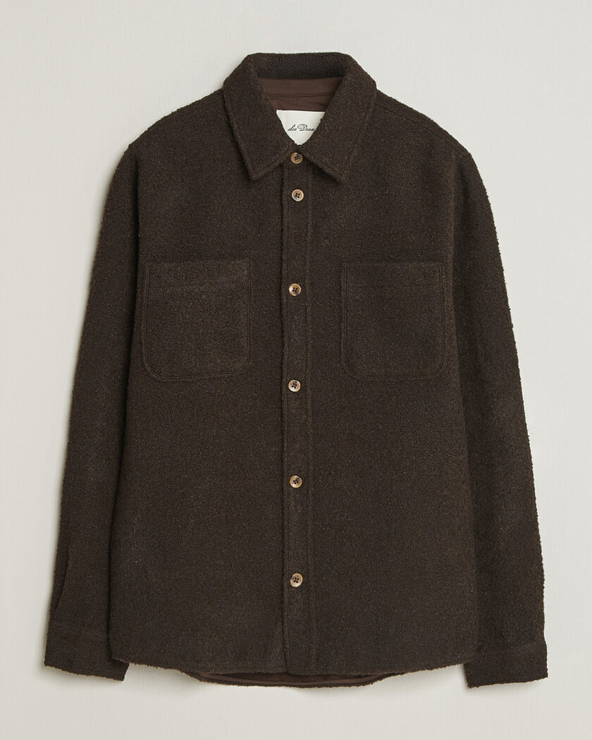 LES DEUX Boucle Overshirt Delicioso – Marrón