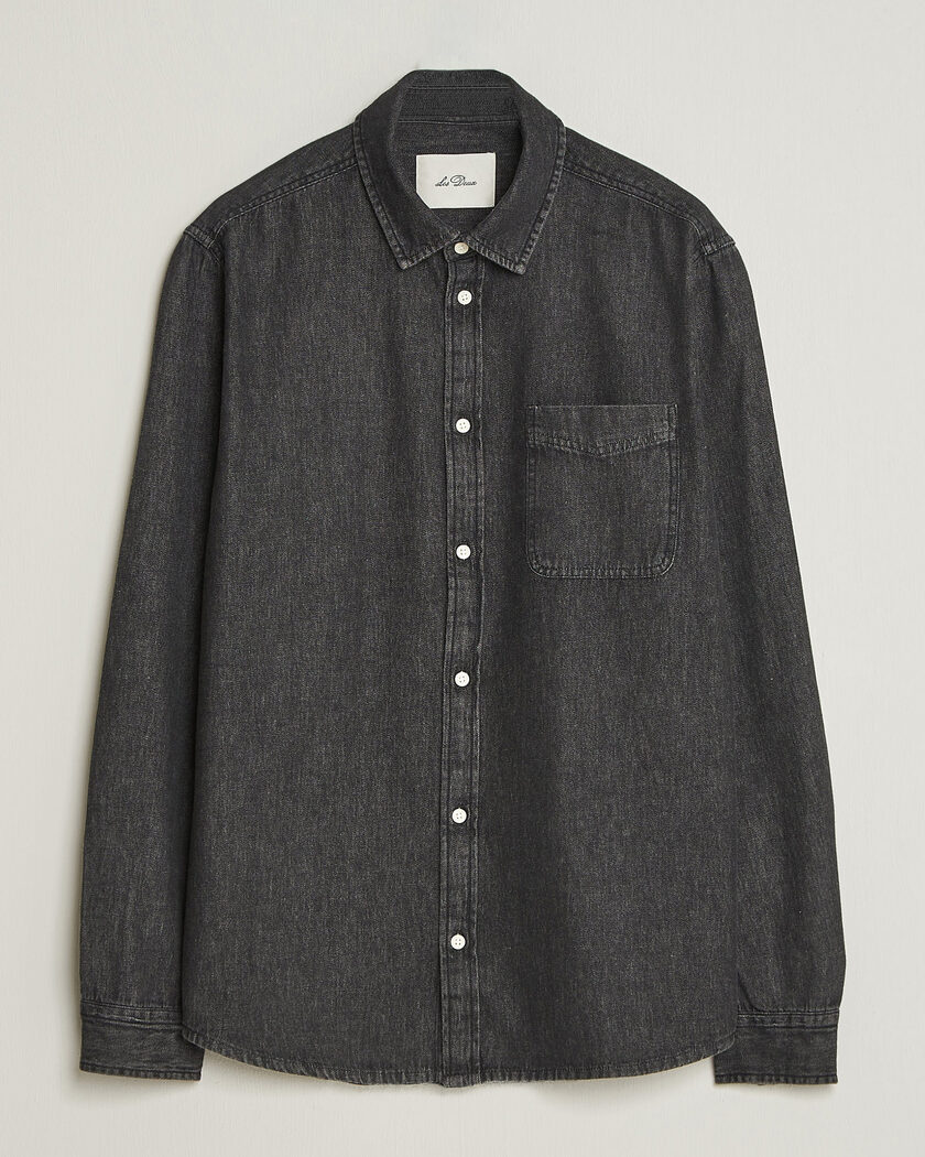 LES DEUX Denim Shirt Black Wash – Negro