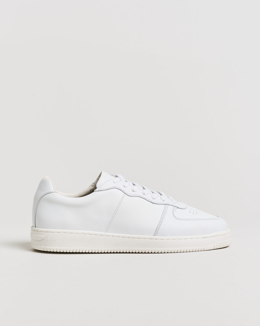 LES DEUX Sporty Leather Sneaker White – Blanco