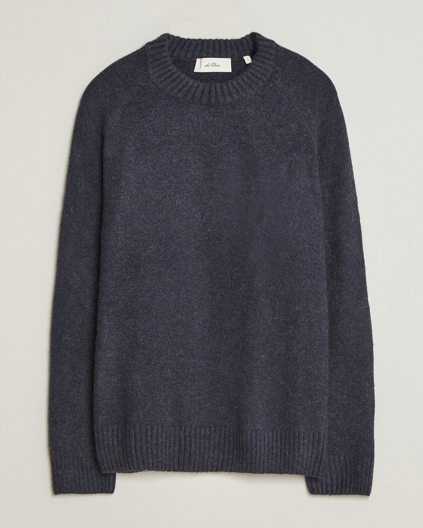 LES DEUX Soft Roundneck Knit Dark Navy – Azul