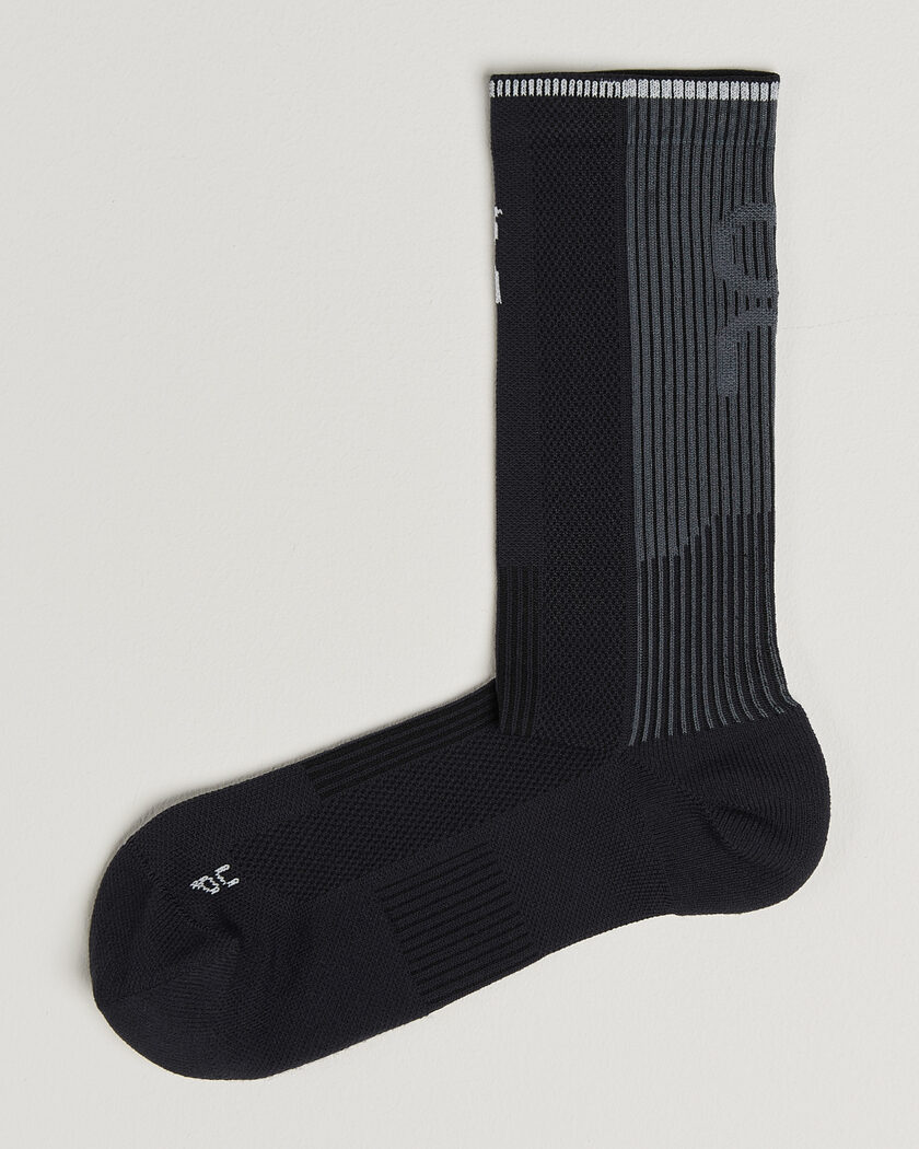 On Performance Run Sock High Black – Negro