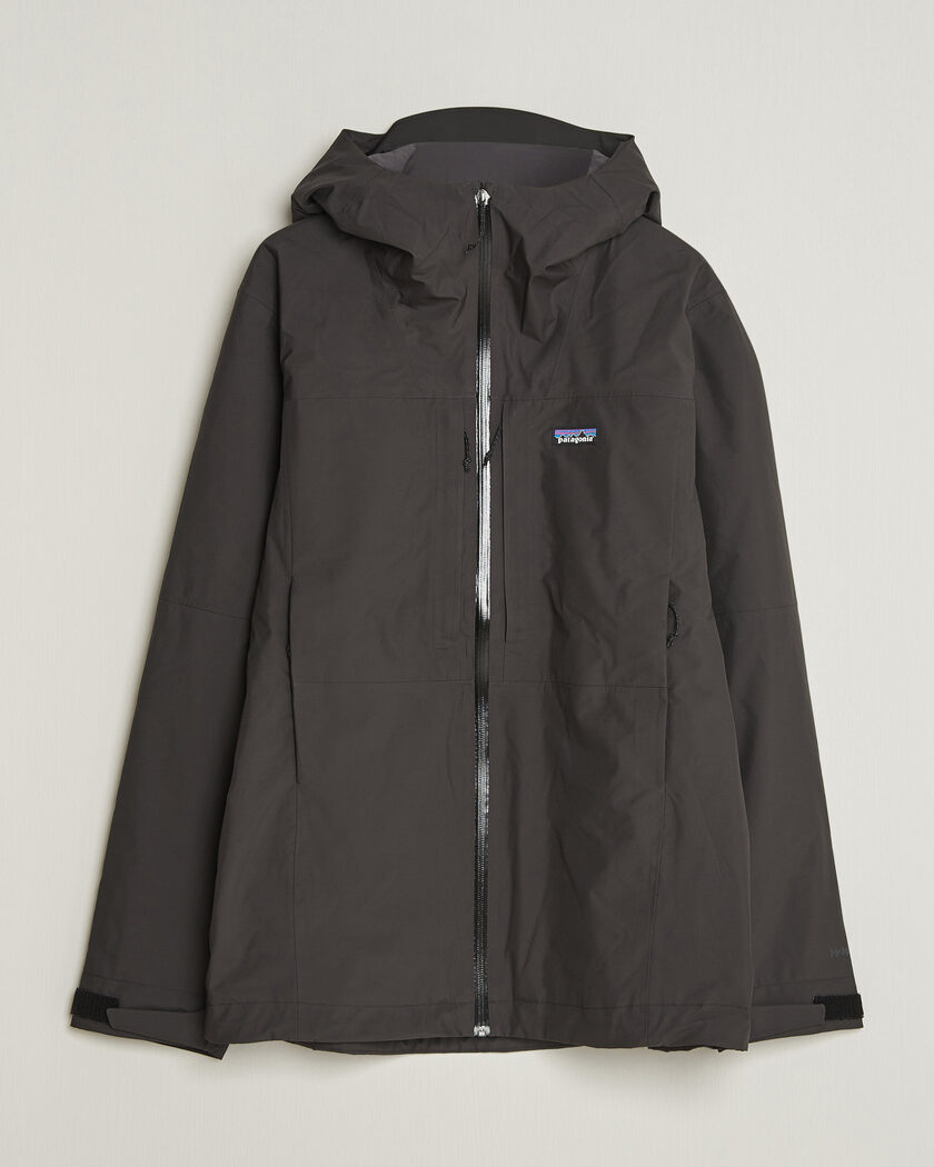 Patagonia Insulated Boulder Fork Rain Jacket Black – Negro