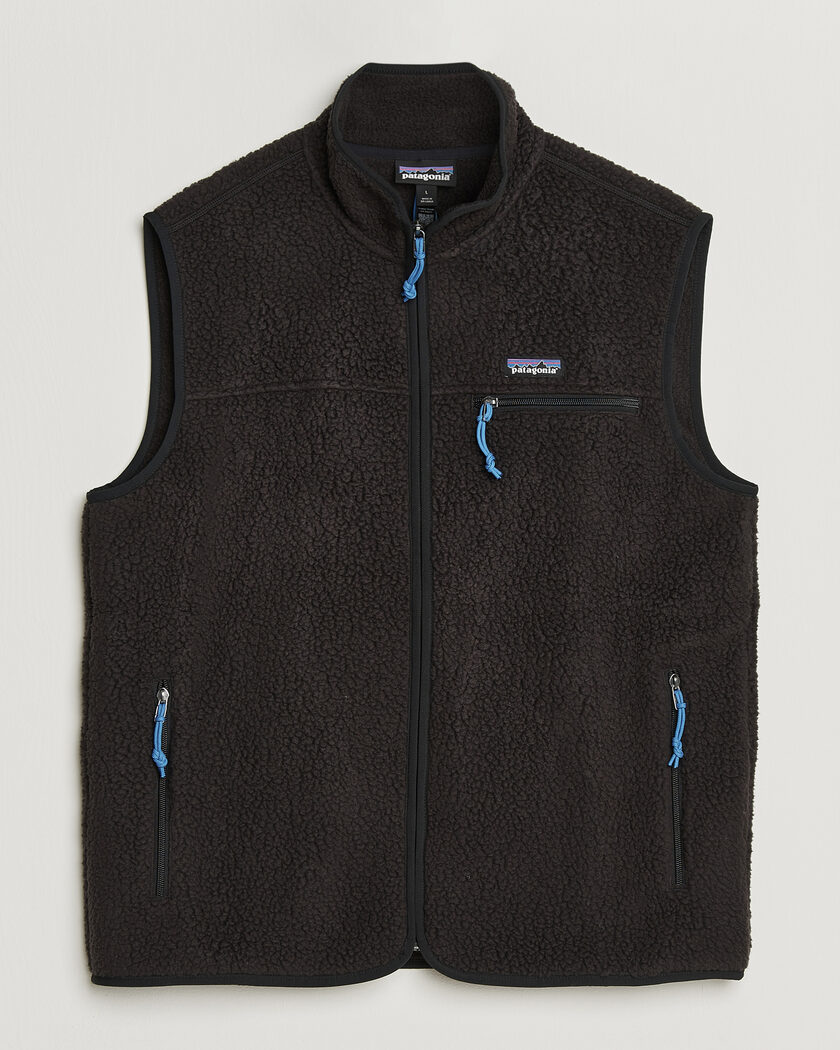 Patagonia Retro Pile Vest Black – Negro