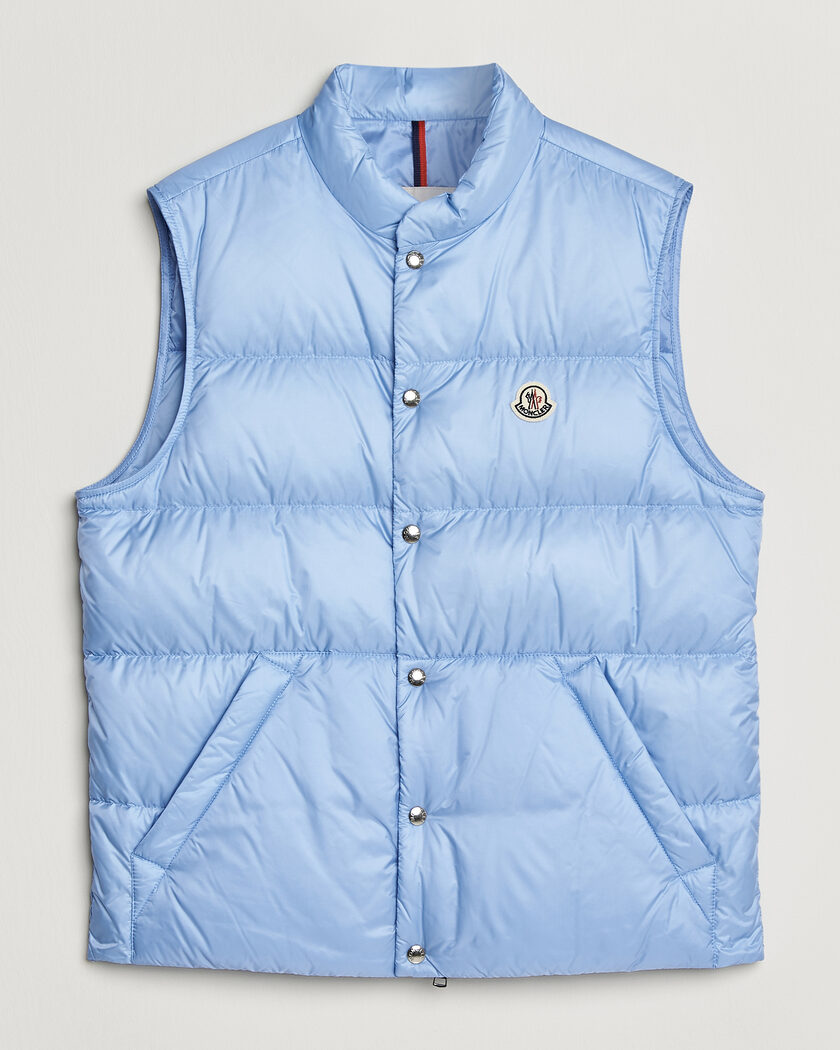 Moncler Tuquerouye Down Vest Light Blue – Azul