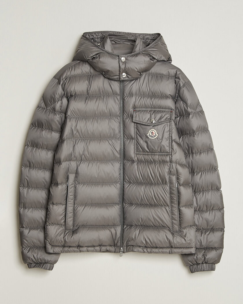 Moncler Verith Hooded Down Jacket Grey – Gris