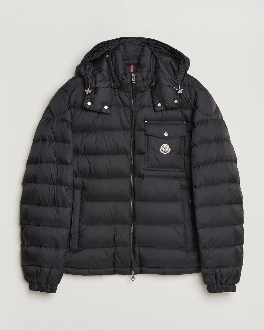 Moncler Verith Hooded Down Jacket Black – Negro