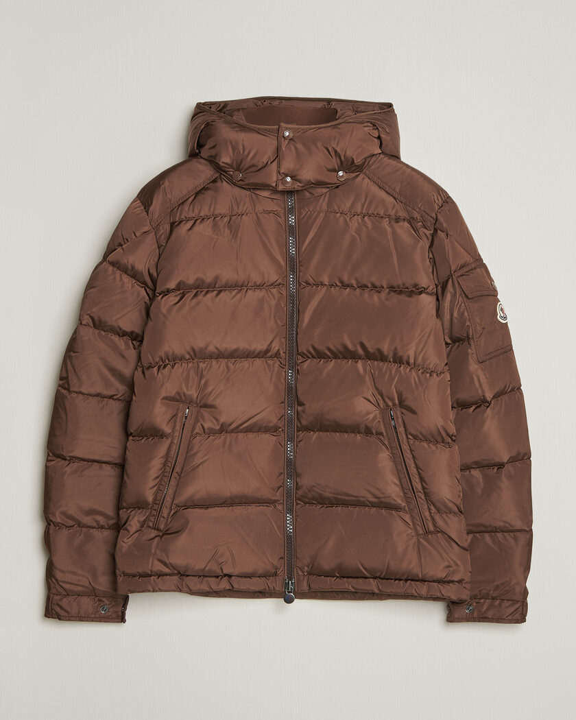 Moncler Maya Jacket Matte Brown – Marrón