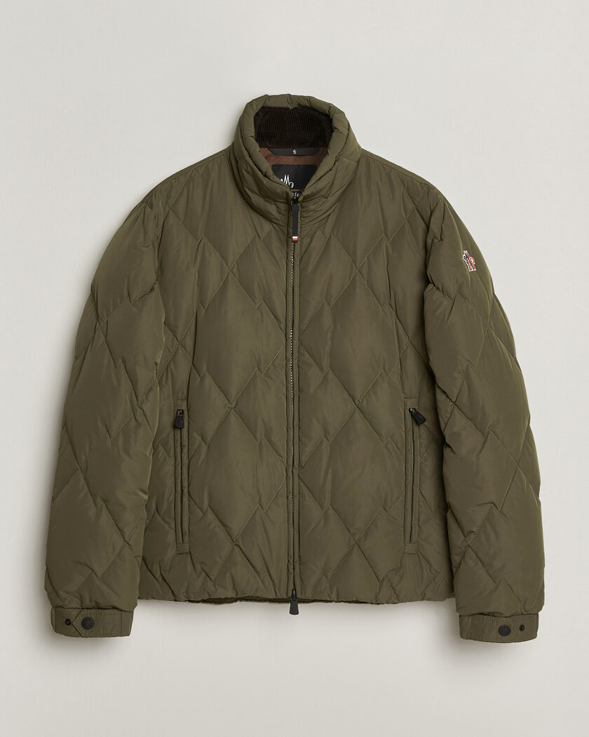 Moncler Grenoble Bramas Quilted Jacket Olive – Verde