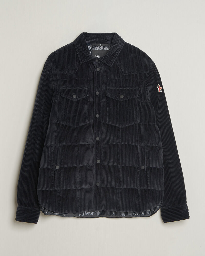 Moncler Grenoble Gelt Corduroy Shirt Jacket Navy – Azul