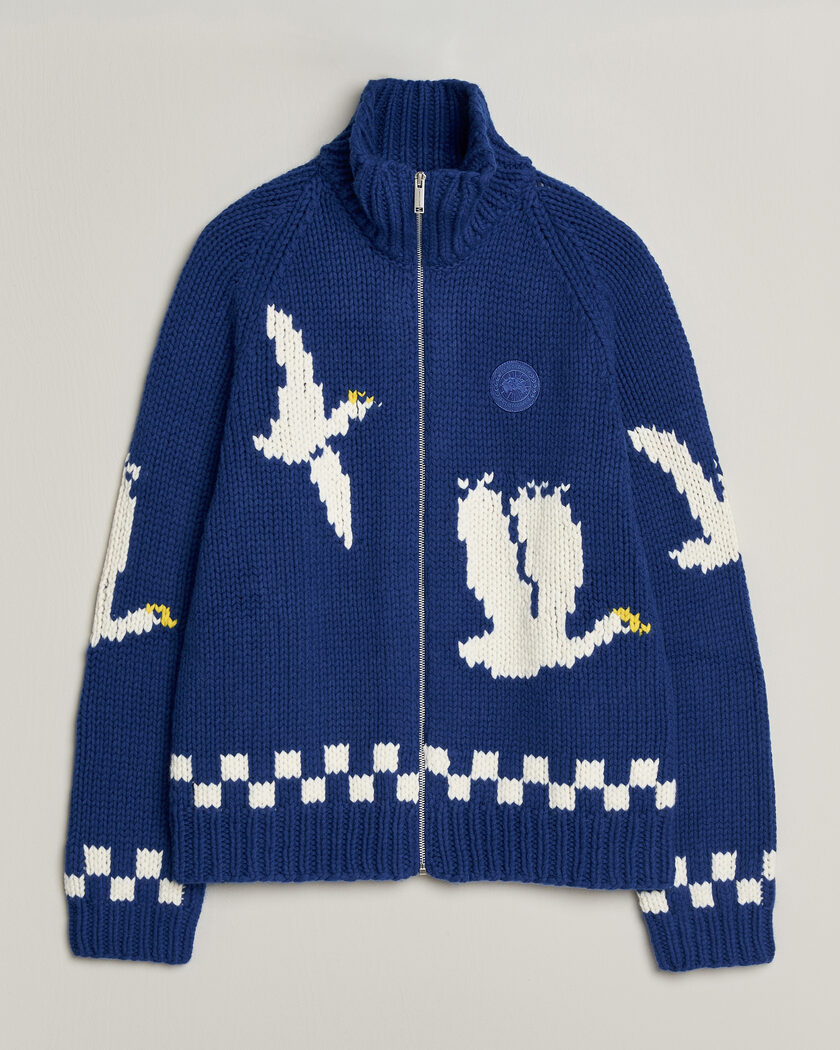 Canada Goose Moisie Knit Jacket Arctic Goose – Azul