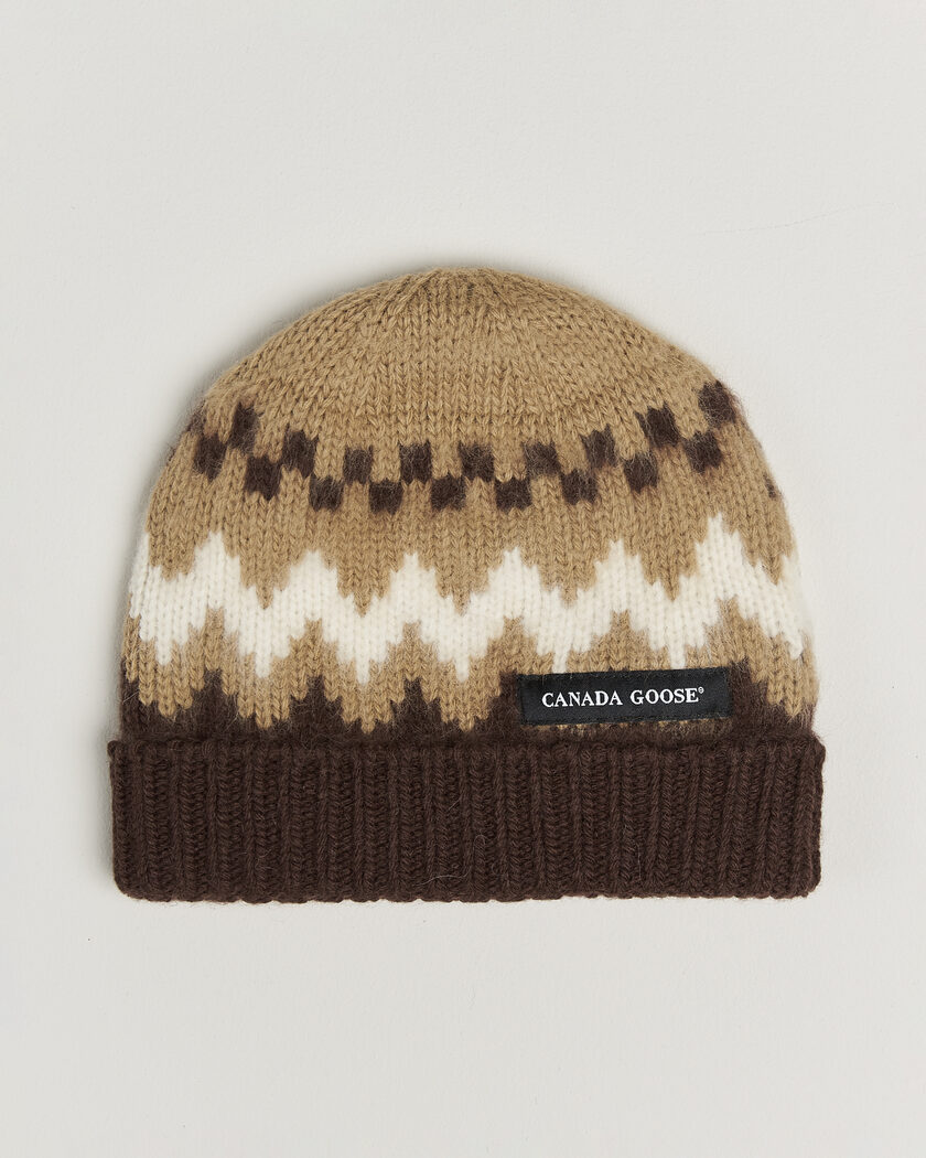 Canada Goose Fair Isle Toque Glacier Woods – Marrón