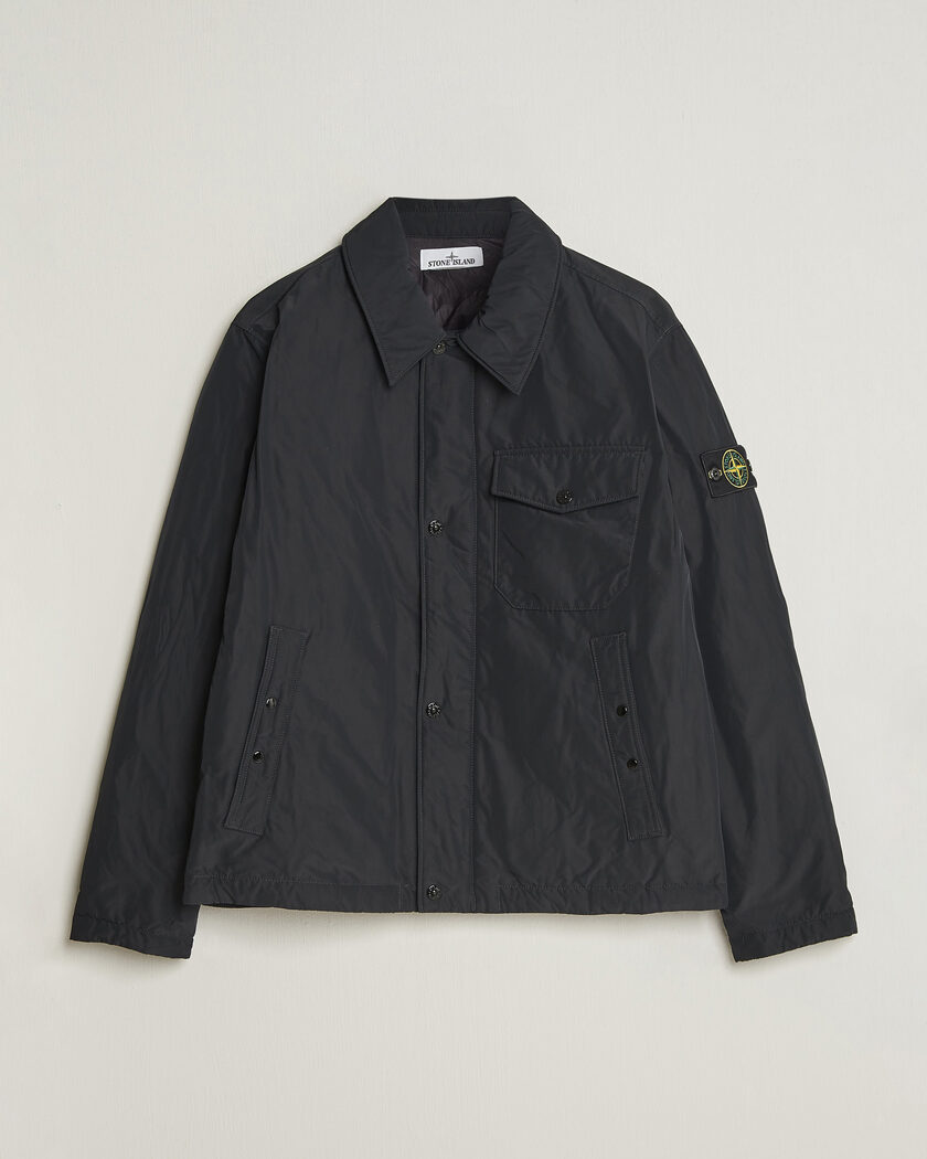  Stone Island Micro Twill Padded Jacket Black – Negro