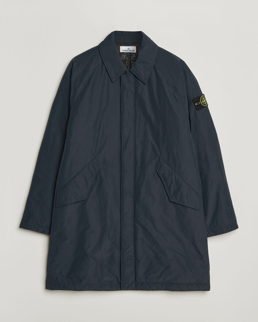 Stone Island Micro Reps Padded Coat Navy Blue – Azul