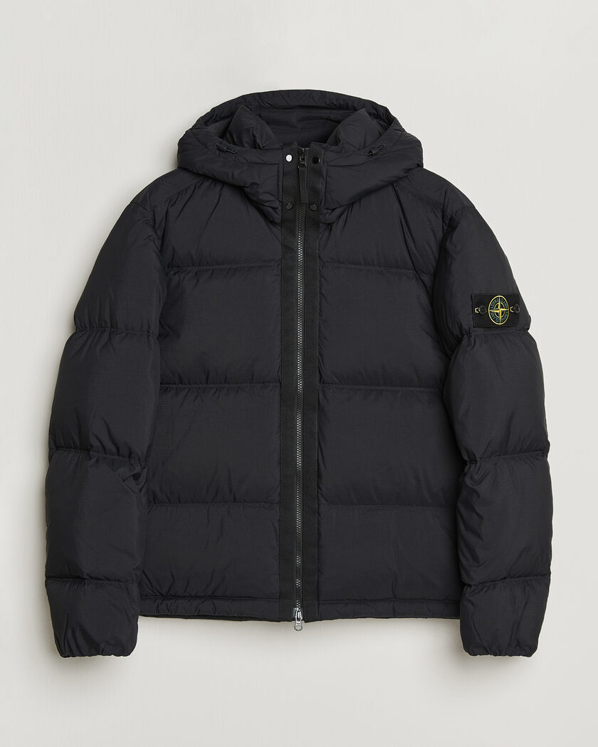  Stone Island Matt Ripstop Cordura Down Jacket Black – Negro