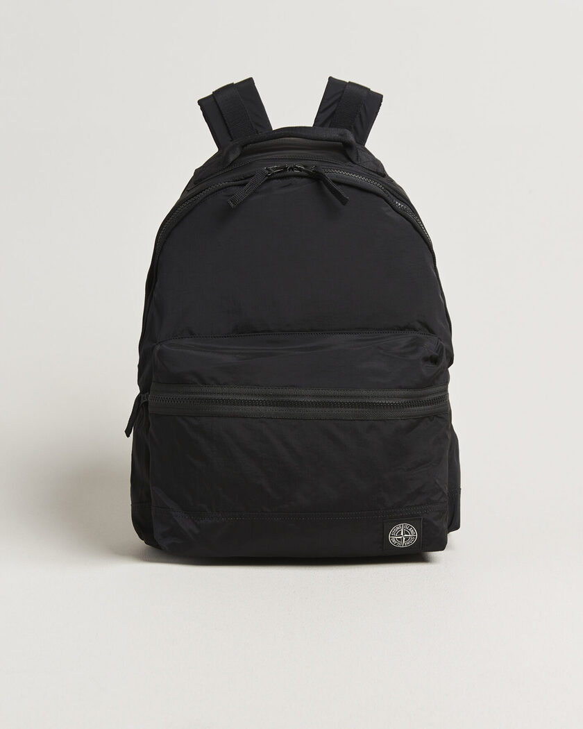 Stone Island Nylon Metal Backpack Black – Negro