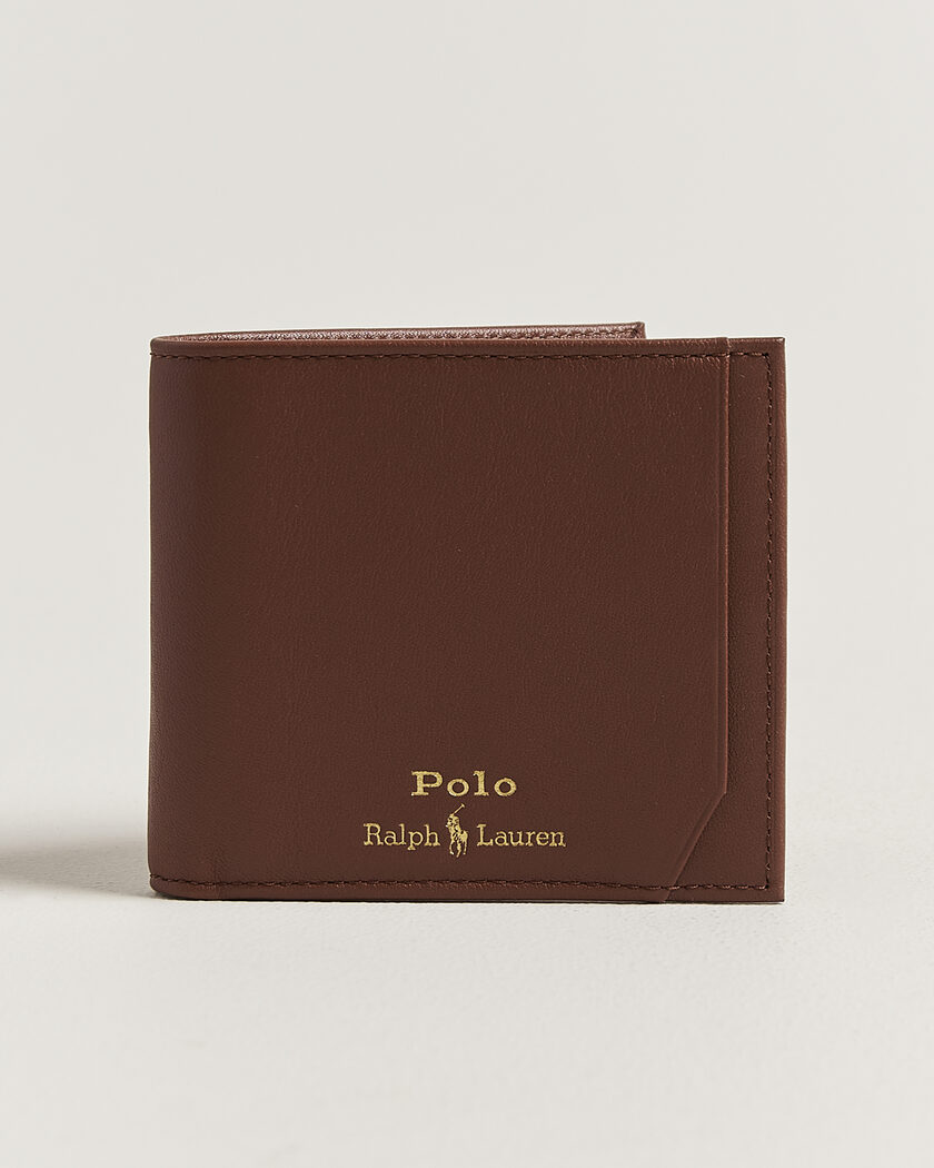Polo Ralph Lauren Smooth Leather Wallet Saddle – Marrón